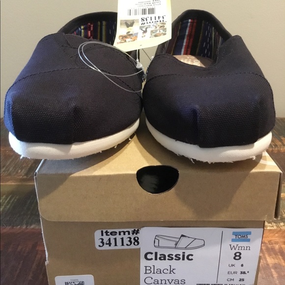 Classic black Toms - Picture 1 of 3